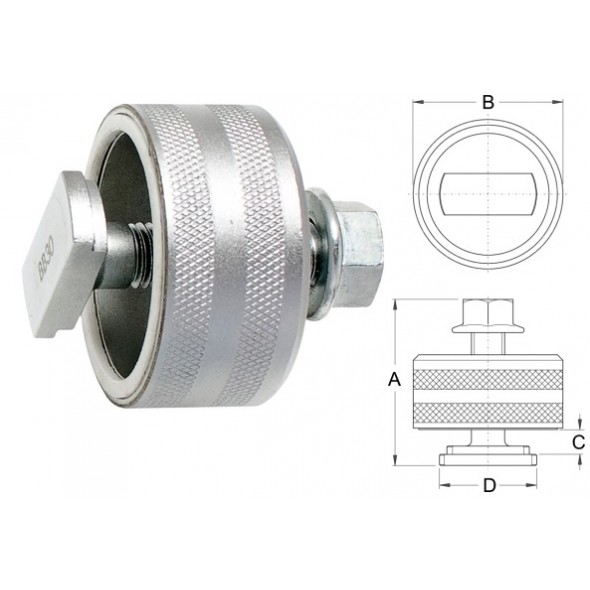 Инструмент за монтаж / демонтаж на средно движение за BB30 Unior 1625/2